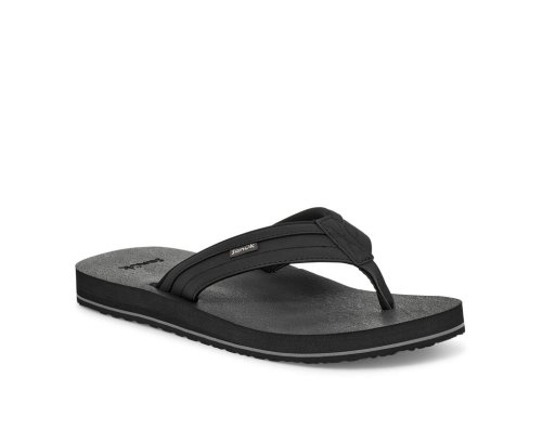 Férfi Strandpapucs - Sanuk Ziggy Water-Friendly - Sanuk Fekete Cipő PNVXMZ364